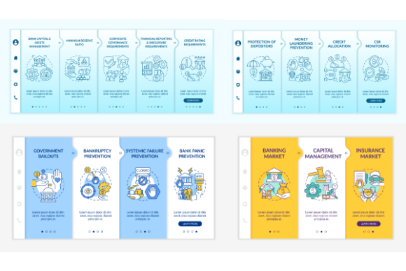 Bank Regulation Templates Bundle: Graphics for Professional Design