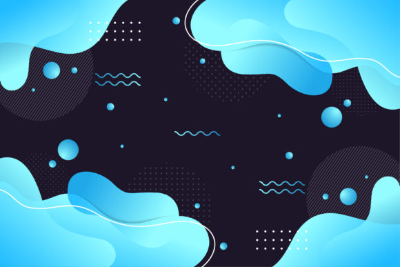 Blue Light Liquid Background