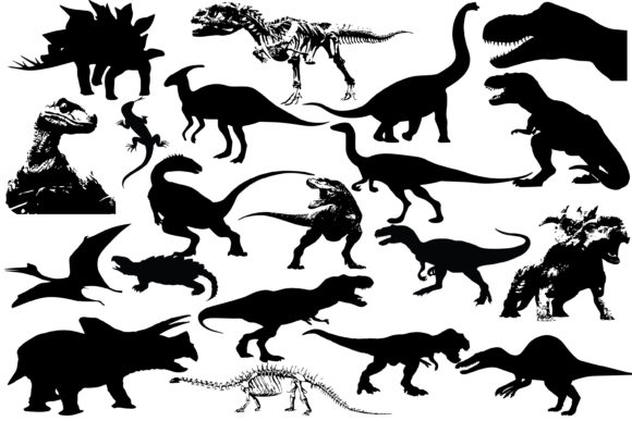 Dinosaur Bundle: Graphics and Decorative Elements