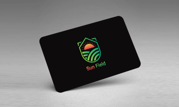 Farmer Sun Field Logo Design: Graphics and Logos for Digital Sellers
