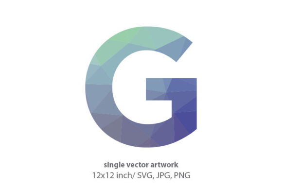 Geometrical Pattern, Letter G