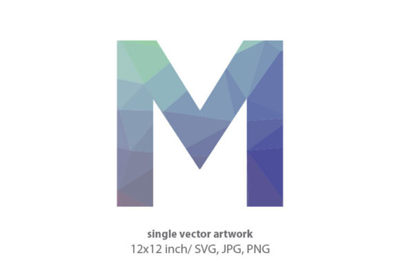 Geometrical Pattern, Letter M: Graphics & Icons for Modern Branding