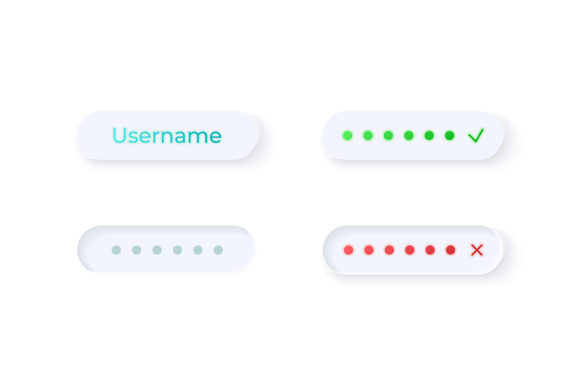 Login Panels UI Elements Kit: Graphics for Ux And Ui Kits
