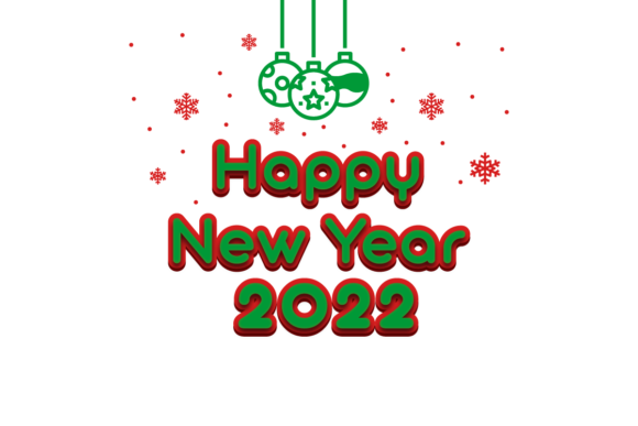 New Year 2022 Vector Illustration Graphics