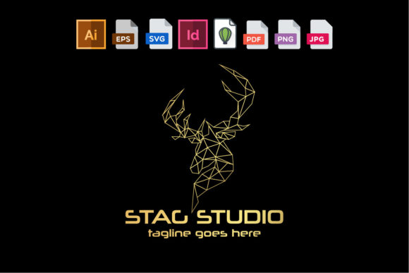 Stag Studio Logo: Graphics and Logos for Creative Publishing